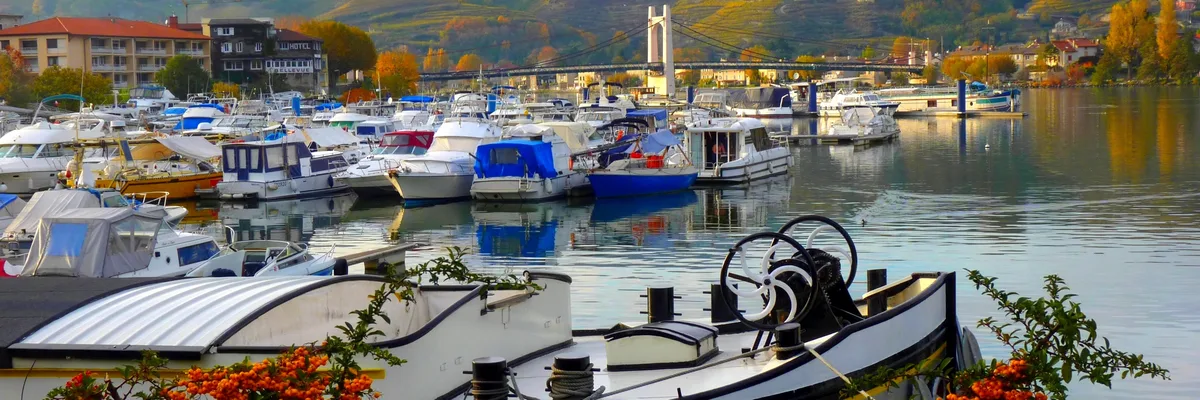 Le port de plaisance des Roches de Condrieu