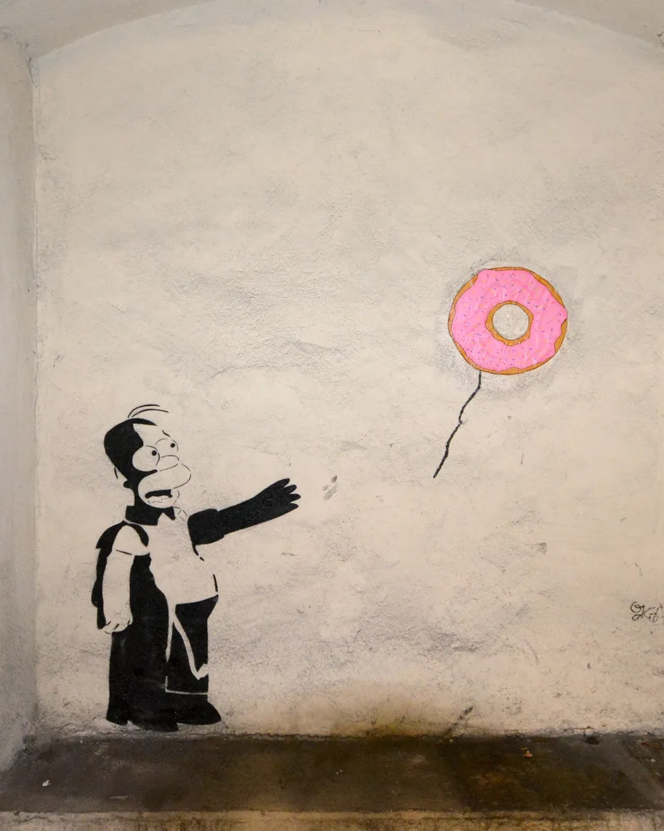 Homer and the Donuts — Oak Oak