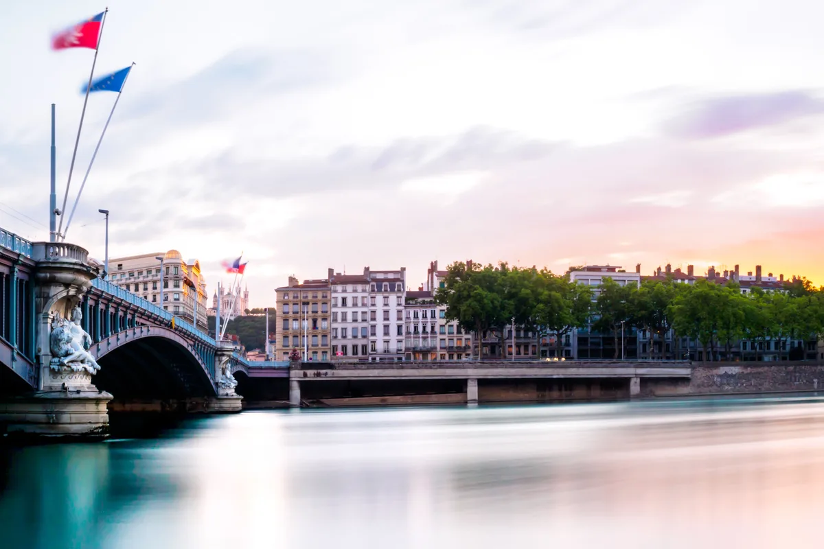 Sunset over Lyon